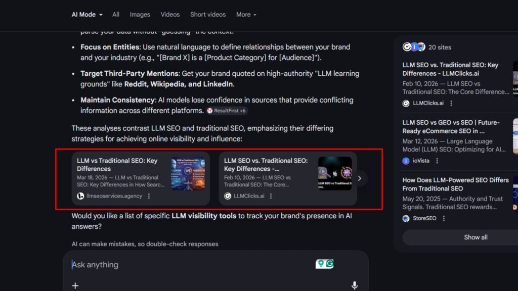 LLM SEO Operates on Understanding, Not Indexing